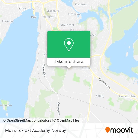Moss To-Takt Academy map