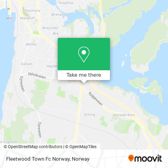 Fleetwood Town Fc Norway map