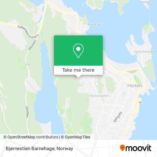 Bjørnestien Barnehage map