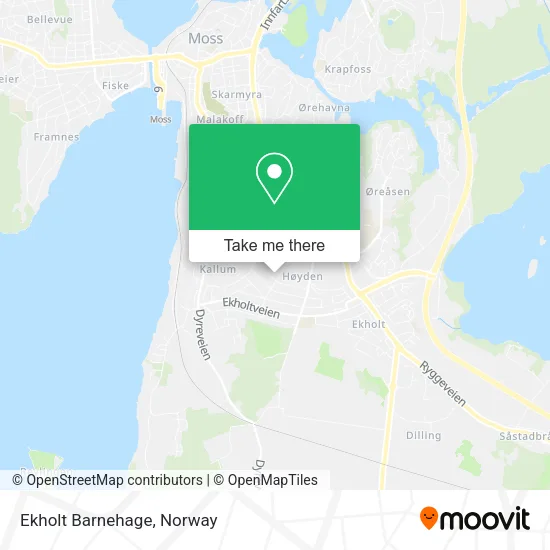 Ekholt Barnehage map