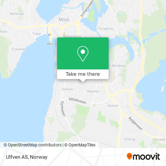 Ulfven AS map