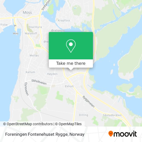 Foreningen Fontenehuset Rygge map