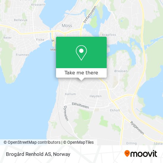 Brogård Renhold AS map