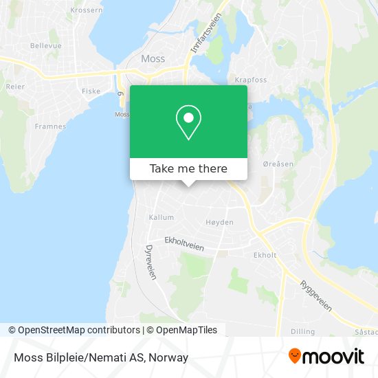 Moss Bilpleie/Nemati AS map