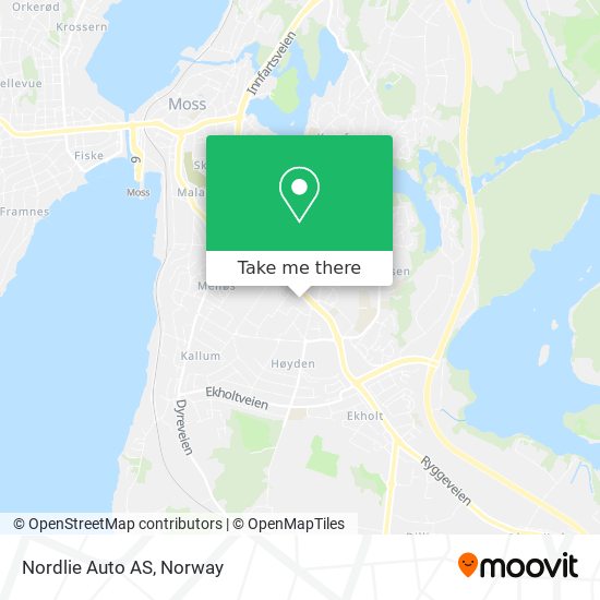 Nordlie Auto AS map
