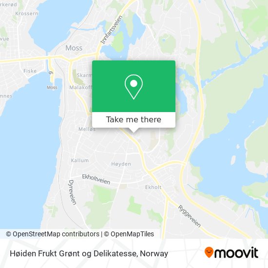 Høiden Frukt Grønt og Delikatesse map