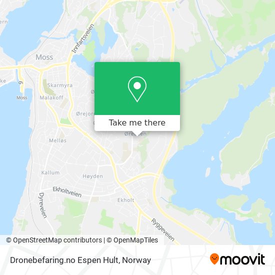 Dronebefaring.no Espen Hult map