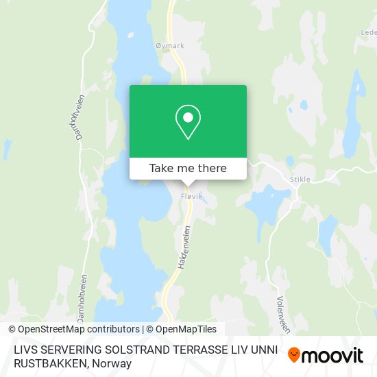 LIVS SERVERING SOLSTRAND TERRASSE LIV UNNI RUSTBAKKEN map