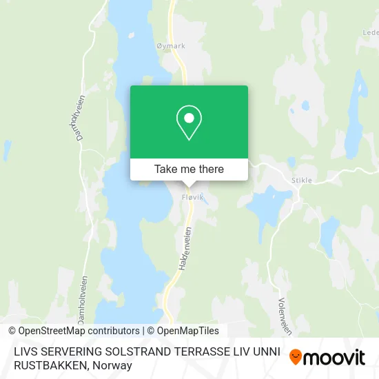 LIVS SERVERING SOLSTRAND TERRASSE LIV UNNI RUSTBAKKEN map