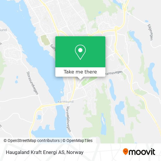 Haugaland Kraft Energi AS map