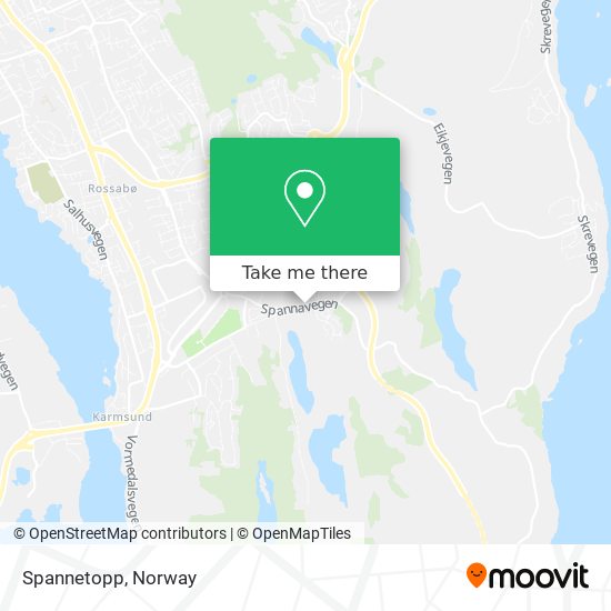 Spannetopp map