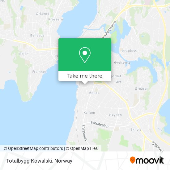 Totalbygg Kowalski map