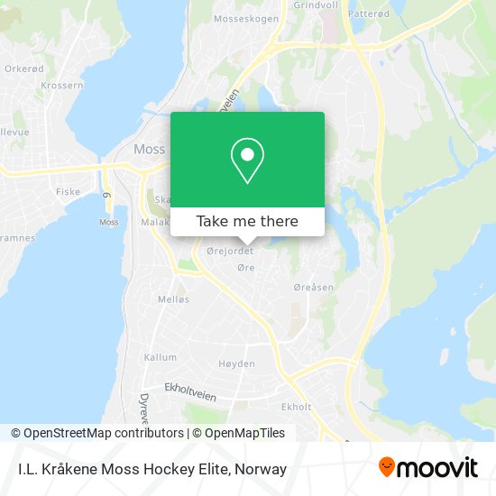 I.L. Kråkene Moss Hockey Elite map