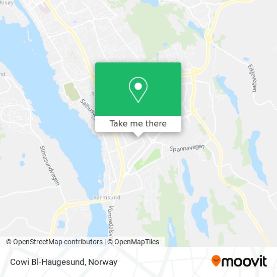 Cowi Bl-Haugesund map