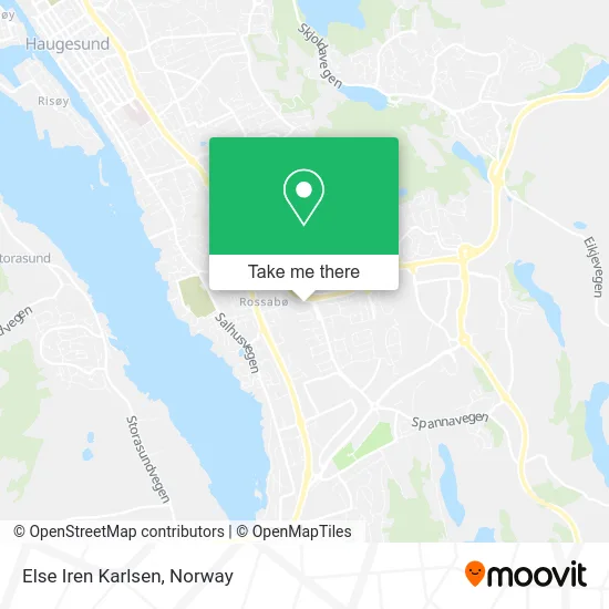 Else Iren Karlsen map