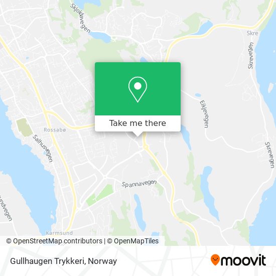 Gullhaugen Trykkeri map