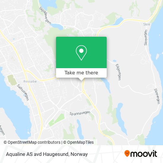 Aqualine AS avd Haugesund map