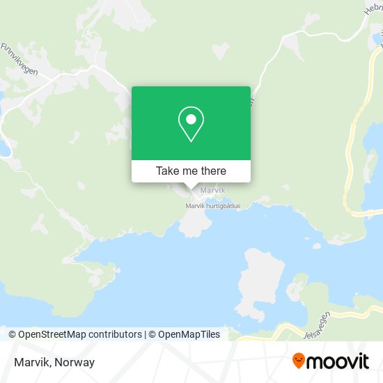 Marvik map