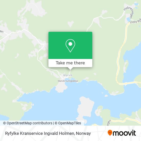 Ryfylke Kranservice Ingvald Holmen map