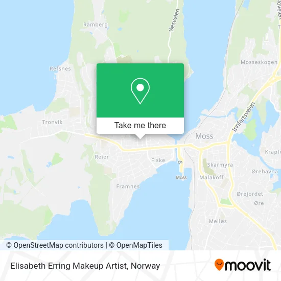 Elisabeth Erring Makeup Artist map