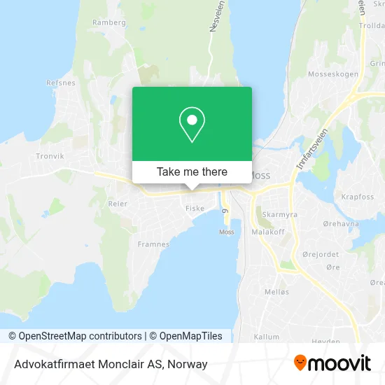 Advokatfirmaet Monclair AS map