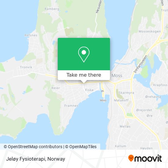 Jeløy Fysioterapi map