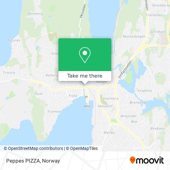 Peppes PIZZA map