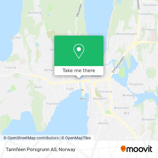 Tannféen Porsgrunn AS map