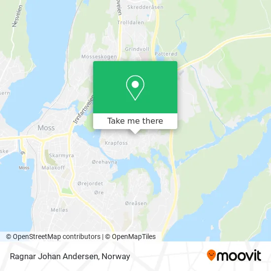 Ragnar Johan Andersen map