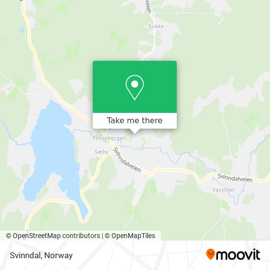 Svinndal map