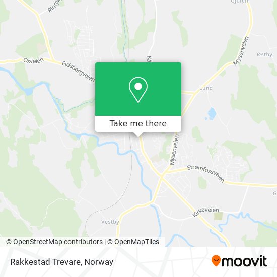 Rakkestad Trevare map