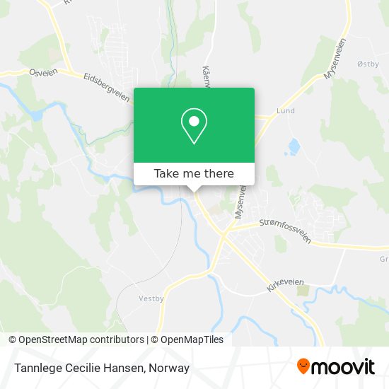 Tannlege Cecilie Hansen map