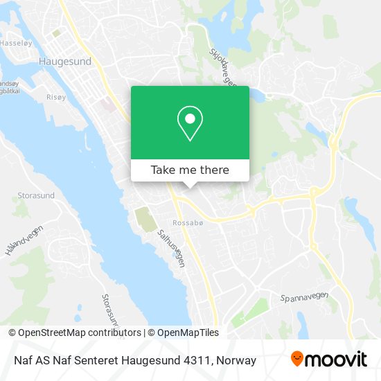 Naf AS Naf Senteret Haugesund 4311 map
