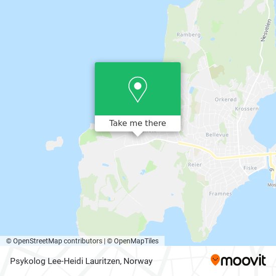 Psykolog Lee-Heidi Lauritzen map