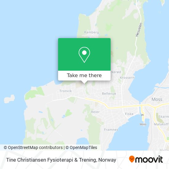 Tine Christiansen Fysioterapi & Trening map