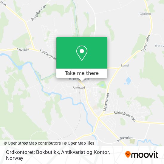 Ordkontoret: Bokbutikk, Antikvariat og Kontor map
