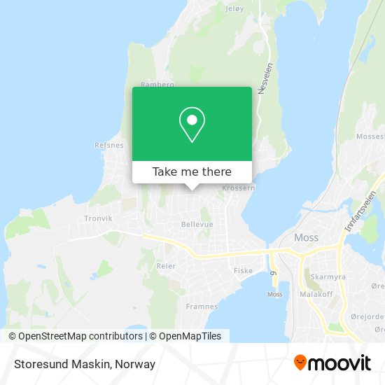 Storesund Maskin map