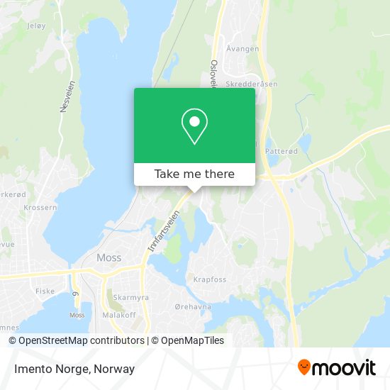 Imento Norge map