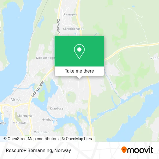 Ressurs+ Bemanning map