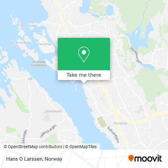 Hans O Larssen map