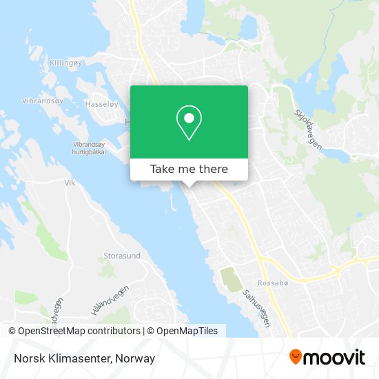 Norsk Klimasenter map