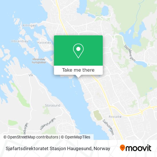 Sjøfartsdirektoratet Stasjon Haugesund map