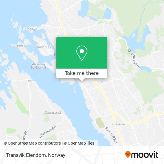 Transvik Eiendom map