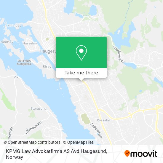 KPMG Law Advokatfirma AS Avd Haugesund map