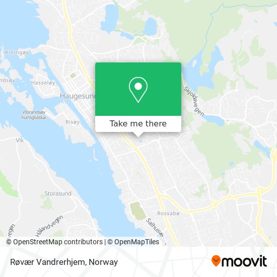 Røvær Vandrerhjem map