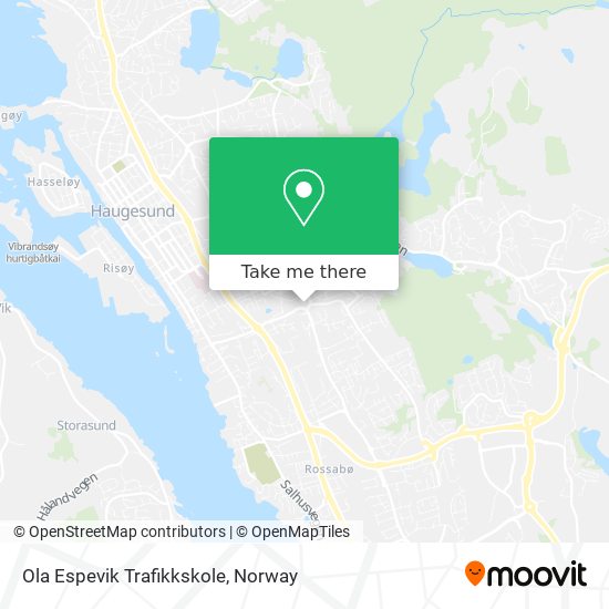 Ola Espevik Trafikkskole map