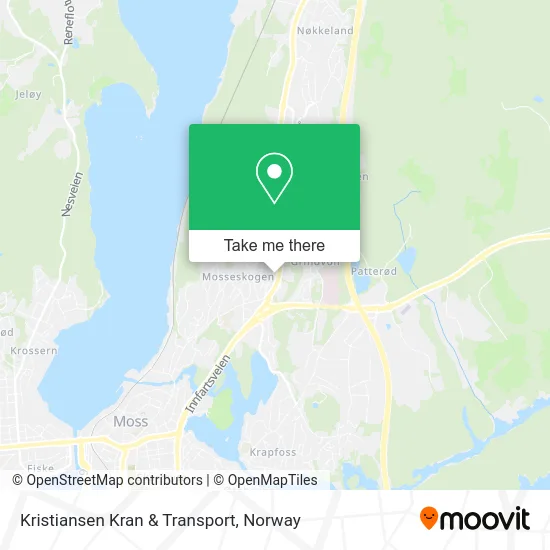 Kristiansen Kran & Transport map