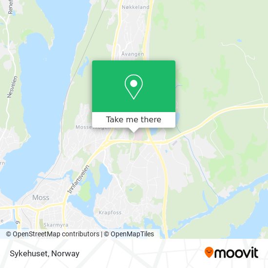 Sykehuset map