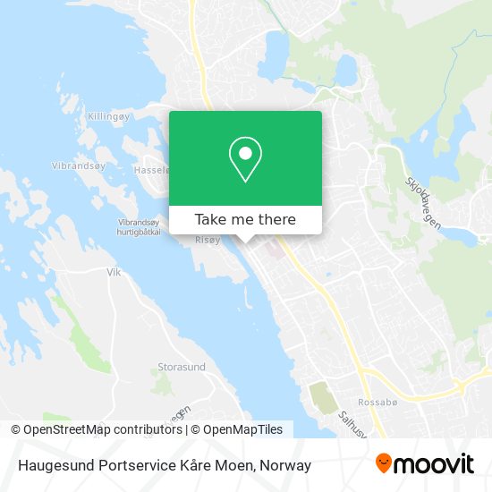 Haugesund Portservice Kåre Moen map