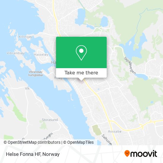 Helse Fonna HF map